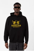 Gen V Godolkin University Logo Siyah Erkek 3ip Kapşonlu Sweatshirt thumbnail 1