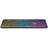 EVEREST KB-120 Sleek Siyah USB Gökkuşağı Aydınlatmalı Oyuncu Klavyesi - 3
