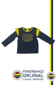 Fenerbahçe Orijinal Lisanslı Uzun Kol Lacivert Bebek Sweat Hediyelik Ahşap Kutulu - 8