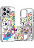 Gpack Apple iPhone 16 Pro Max Kılıf PX Graffito Desenli Silikon - 5