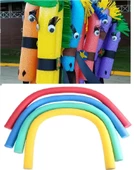 3 Adet Renkli Çocuk Aktivite Köpüğü Hayal Gücü Geliştirici Sosis Şekil Yapma Köpüğü  (150 cm x 6 cm) - 1