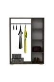 DEMONTE DECOR Pro Mini Açık Gardırop Ceviz-ceviz - 2