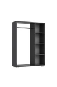 DEMONTE DECOR Pro Mini Açık Gardırop Antrasit-antrasit - 5