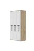 DEMONTE DECOR ASİMO C 3 KAPAKLI GARDIROP SAFİRMEŞE BEYAZ - 4