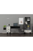 DEMONTE DECOR Norra Çocuk Genç Odası Takımı  (H-G-C-L-P-R) Antrasit-Beyaz-Altın - 6