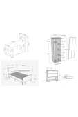 DEMONTE DECOR Nirvanna Çocuk Genç Odası Takımı (L-P-S-B) Antrasit-safir - 7