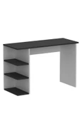 DEMONTE DECOR 3 Raflı Dora Çalışma Masası Beyaz-antrasit - 4