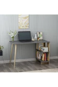 DEMONTE DECOR Elas Çalışma Masası Antrasit Safir-meşe - 1