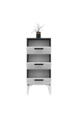 DEMONTE DECOR Asimo Çocuk Genç Odası Takımı (P-T-G-L-H-C) Antrasit-beyaz - 6