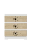 DEMONTE DECOR VALENS (S) 3 ÇEKMECELİ ÇOK AMAÇLI DOLAP, ŞİFONYER BEYAZ SAFİRMEŞE - 2