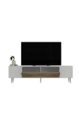 DEMONTE DECOR DEKOL1DD TV SEHPASI BEYAZ-SAFİR-GÜMÜŞ - 5