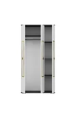DEMONTE DECOR Norra Çocuk Genç Odası Takımı (C-L-G) Antrasit-beyaz-altın - 3
