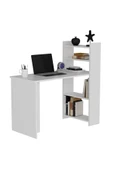 DEMONTE DECOR 4 Raflı Enna Çalışma Masası Beyaz-beyaz - 3