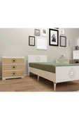 DEMONTE DECOR VALENS (S) 3 ÇEKMECELİ ÇOK AMAÇLI DOLAP, ŞİFONYER BEYAZ SAFİRMEŞE - 5