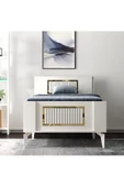 DEMONTE DECOR Norra Çocuk Genç Odası Takımı (G-C-L-P-R) Antrasit-Beyaz-Altın - 4