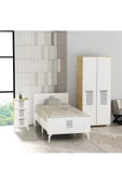 DEMONTE DECOR Asimo Çocuk Genç Odası Takımı (H-L-B) Safirmeşe-Beyaz - 1
