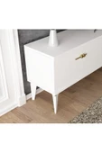 DEMONTE DECOR Rüyam Şömineli Tv Ünitesi Takımı Beyaz-beyaz - 3