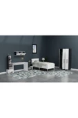 DEMONTE DECOR Asimo Çocuk Genç Odası Takımı (P-R-L-C-G) Antrasit-Beyaz - 1