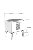 DEMONTE DECOR ASİMO (G) KOMİDİN BEYAZ-BEYAZ - 6