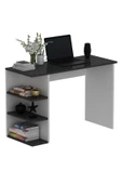 DEMONTE DECOR 3 Raflı Dora Çalışma Masası Beyaz-antrasit - 2