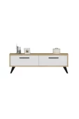 DEMONTE DECOR Active Iki Kapaklı Tv Ünitesi Safirmeşe-beyaz 120 Cm - 3