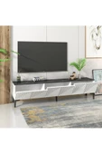 DEMONTE DECOR Artemis Tv Ünitesi Beyaz-royalmermer - 5