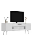 DEMONTE DECOR Fashion Tv Sehpası Beyaz-gümüş - 3