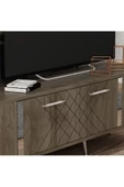 DEMONTE DECOR DETTAS TV ÜNİTESİ, 150 CM CEVİZ-GÜMÜŞ - 3