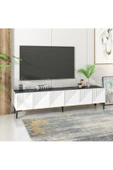 DEMONTE DECOR Artemis Tv Ünitesi Beyaz-royalmermer - 4