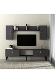 DEMONTE DECOR ZENİT TV ÜNİTESİ TAKIMI ANTRASİT-ANTRASİT - 1