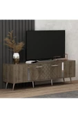 DEMONTE DECOR DETTAS TV ÜNİTESİ, 150 CM CEVİZ-GÜMÜŞ - 2