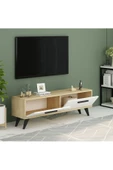 DEMONTE DECOR Active Iki Kapaklı Tv Ünitesi Safirmeşe-beyaz 120 Cm - 2