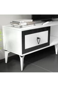 cantek dizayn Linda Tv Ünitesi Takımı Beyaz-gümüş - 4