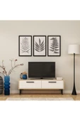 DEMONTE DECOR Leni Tv Ünitesi Safirmeşe-beyaz - 1