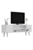 DEMONTE DECOR Fashion Tv Sehpası Beyaz-gümüş - 4