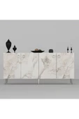 DEMONTE DECOR Drop Konsol Efesmermer-gümüş - 6