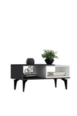DEMONTE DECOR FLY ORTA SEHPA ANTRASİT-BEYAZ - 5