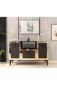 DEMONTE DECOR LINDA KONSOL ANTRASİT-ALTIN - 2