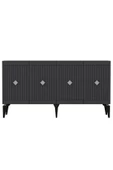 DEMONTE DECOR MİDDAS KONSOL ANTRASİT-GÜMÜŞ - 5
