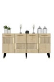 DEMONTE DECOR 4 Kapaklı Moda Konsol Safirmeşe-altın - 5