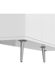 DEMONTE DECOR SOLLE 160 cm 4 KAPAKLI ,RAFLI KONSOL BEYAZ - 7