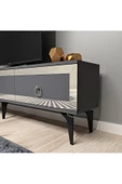 DEMONTE DECOR HALLKA DOLAP,ÇEKMECE METAL MOBİLYA KULBU 60 MM (4 ADET) GÜMÜŞ - 2