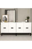 DEMONTE DECOR Fly 180 Cm Konsol (KX180) Beyaz-beyaz - 1