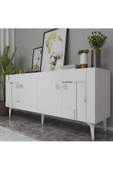 DEMONTE DECOR MADERA KONSOL BEYAZ-GÜMÜŞ - 2