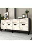 DEMONTE DECOR Fly 180 Cm Konsol (KX180) Antrasit-efesmermer - 2