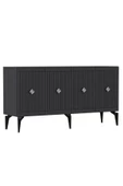 DEMONTE DECOR MİDDAS KONSOL ANTRASİT-GÜMÜŞ - 6