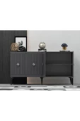 DEMONTE DECOR MİDDAS KONSOL ANTRASİT-GÜMÜŞ - 4