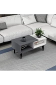 DEMONTE DECOR FLY ORTA SEHPA ANTRASİT-BEYAZ - 4