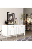 DEMONTE DECOR MEDA KONSOL BEYAZ-ALTIN - 2