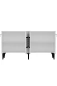DEMONTE DECOR PELİN KONSOL 4 KAPAKLI RAFLI BEYAZ-GÜMÜŞ - 5